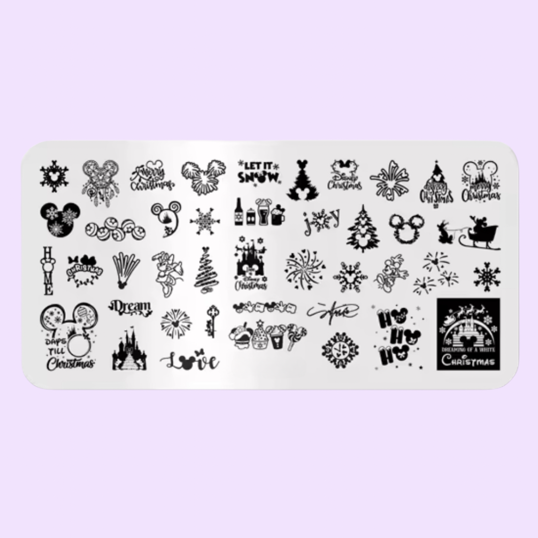 DS Christmas Stamping Plate