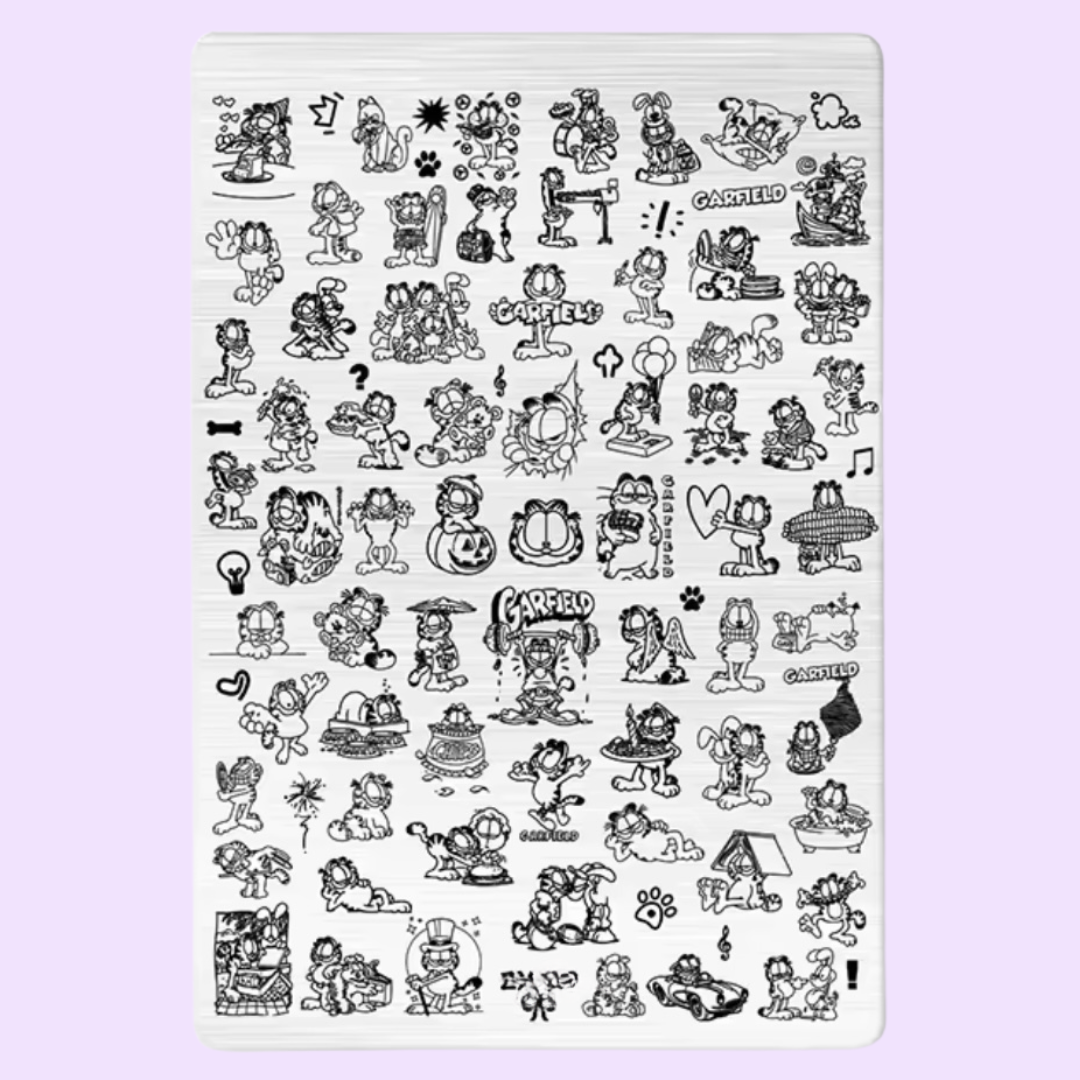 Orange Cat XL Stamping Plate