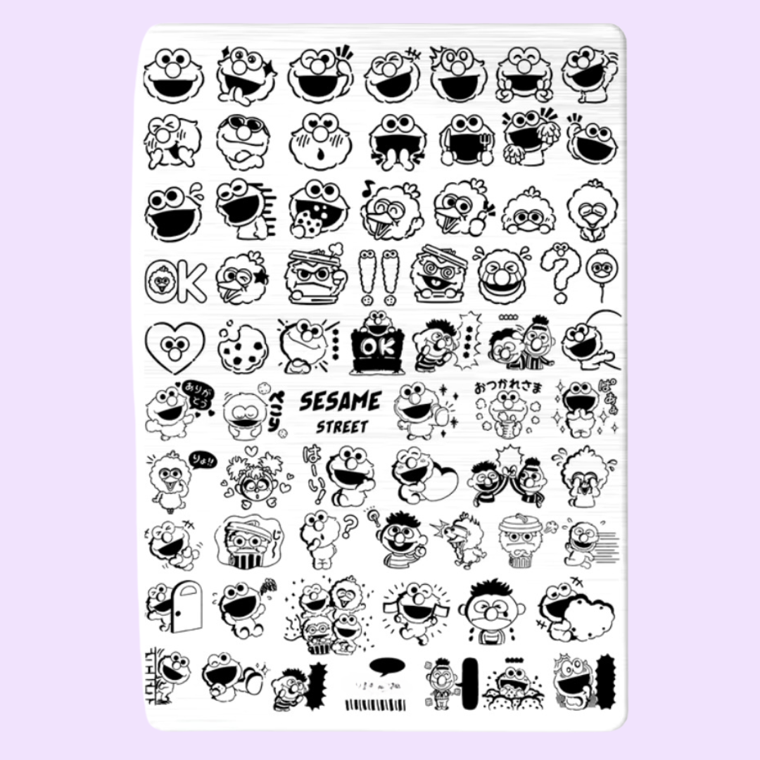 Sesame & Friends XL Stamping Plate