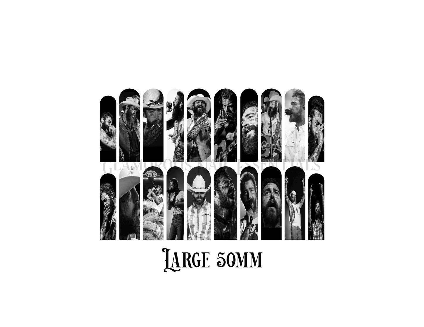 Post Malone Nail Decal