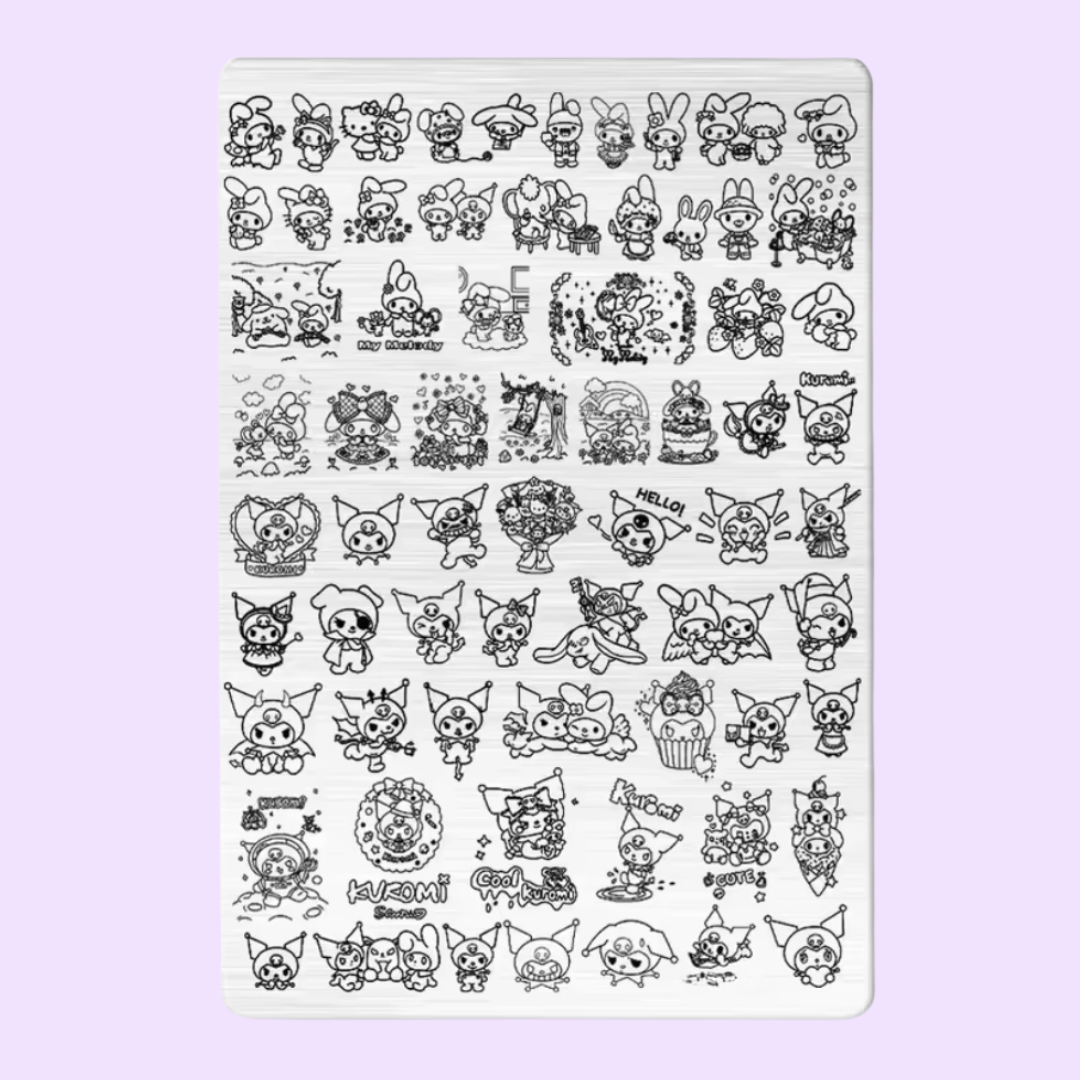 Kuro & Mel XL Stamping Plate