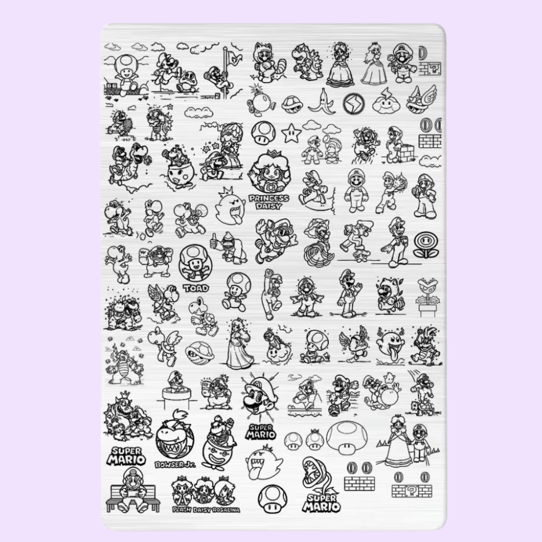 Mushroom Land XL Stamping Plate