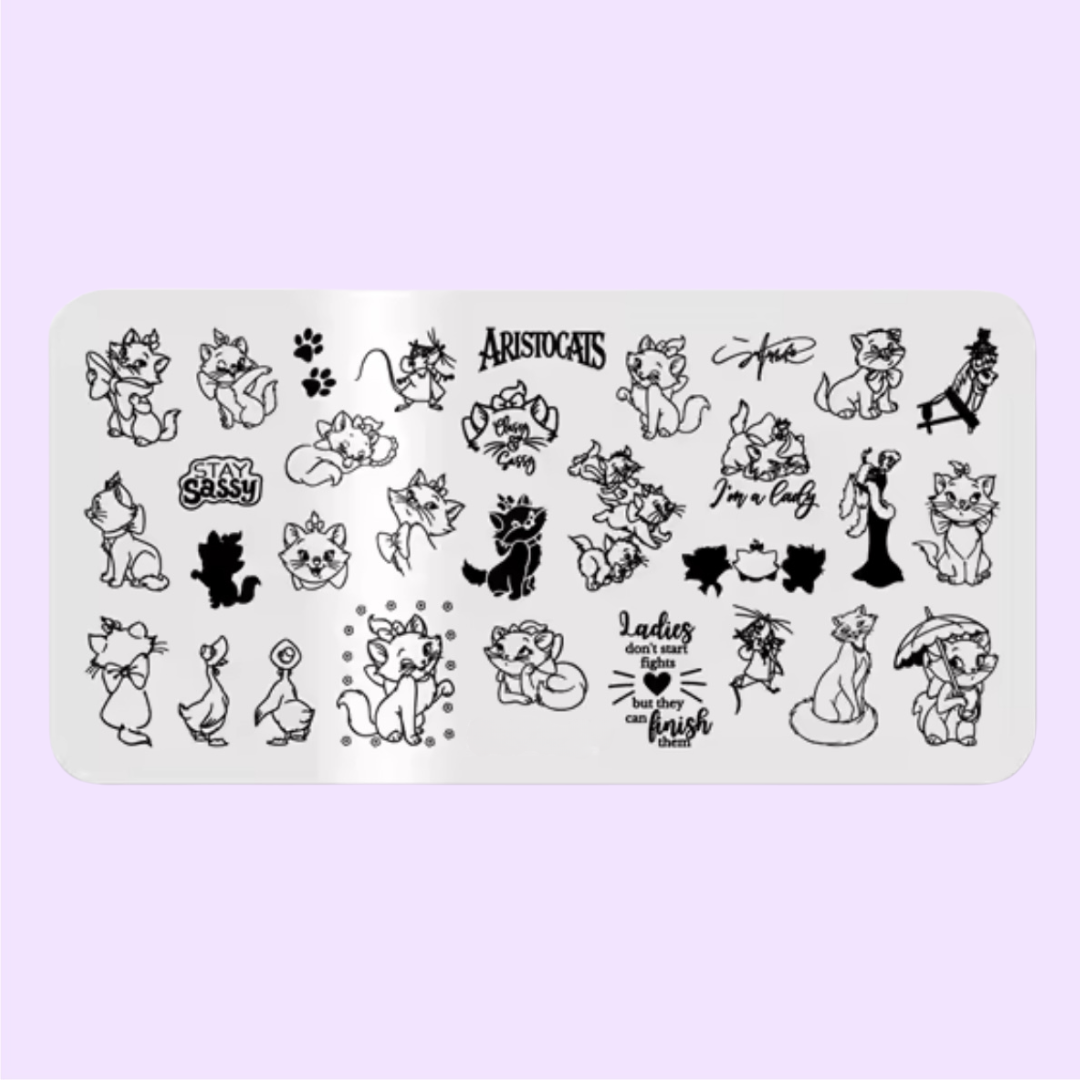 Cute Cats Stamping Plate