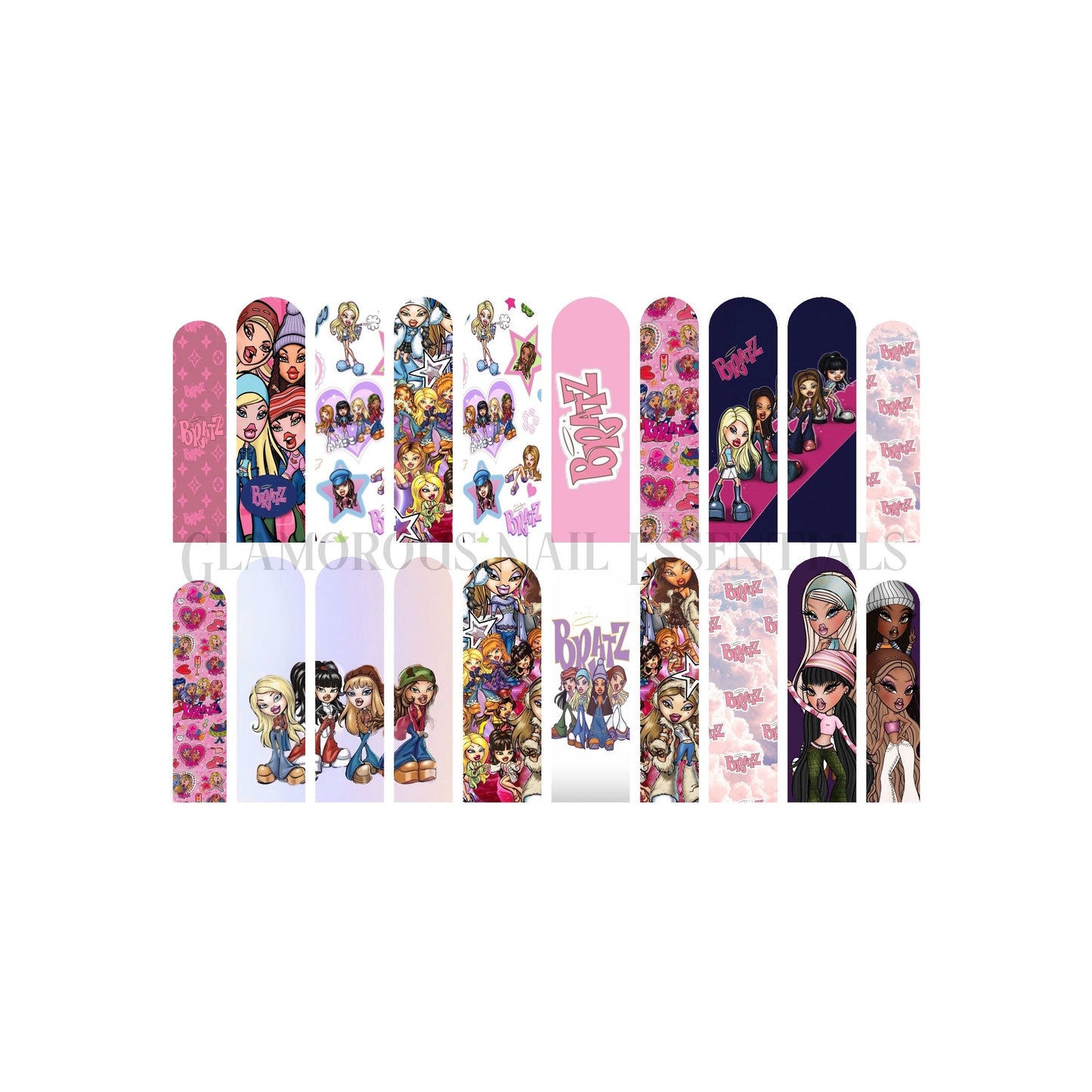 Girlie Brats Nail Decal
