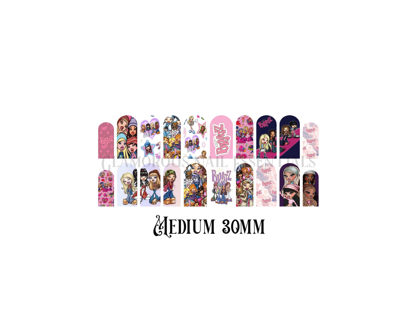 Girlie Brats Nail Decal