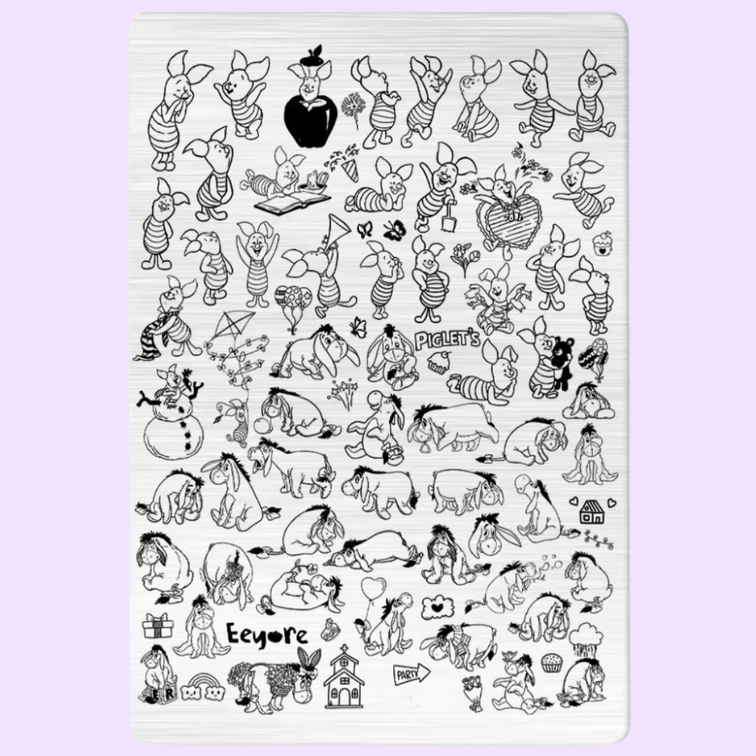 Piggie & Donkey XL Stamping Plate