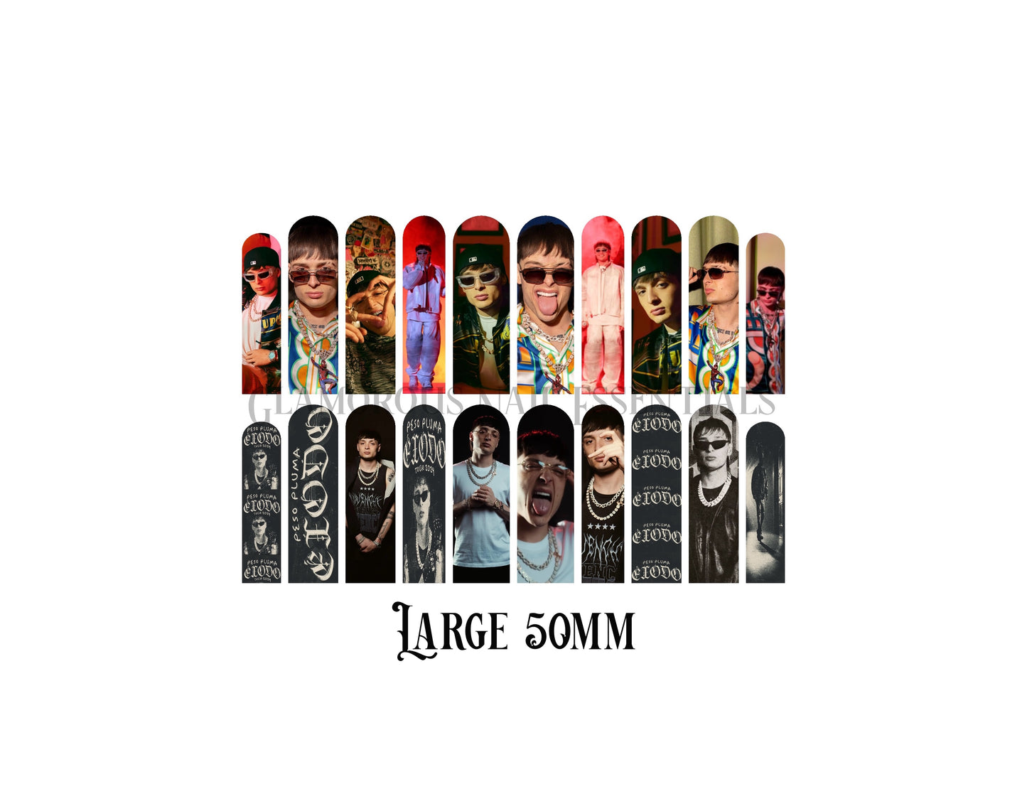 Peso Pluma Nail Decal