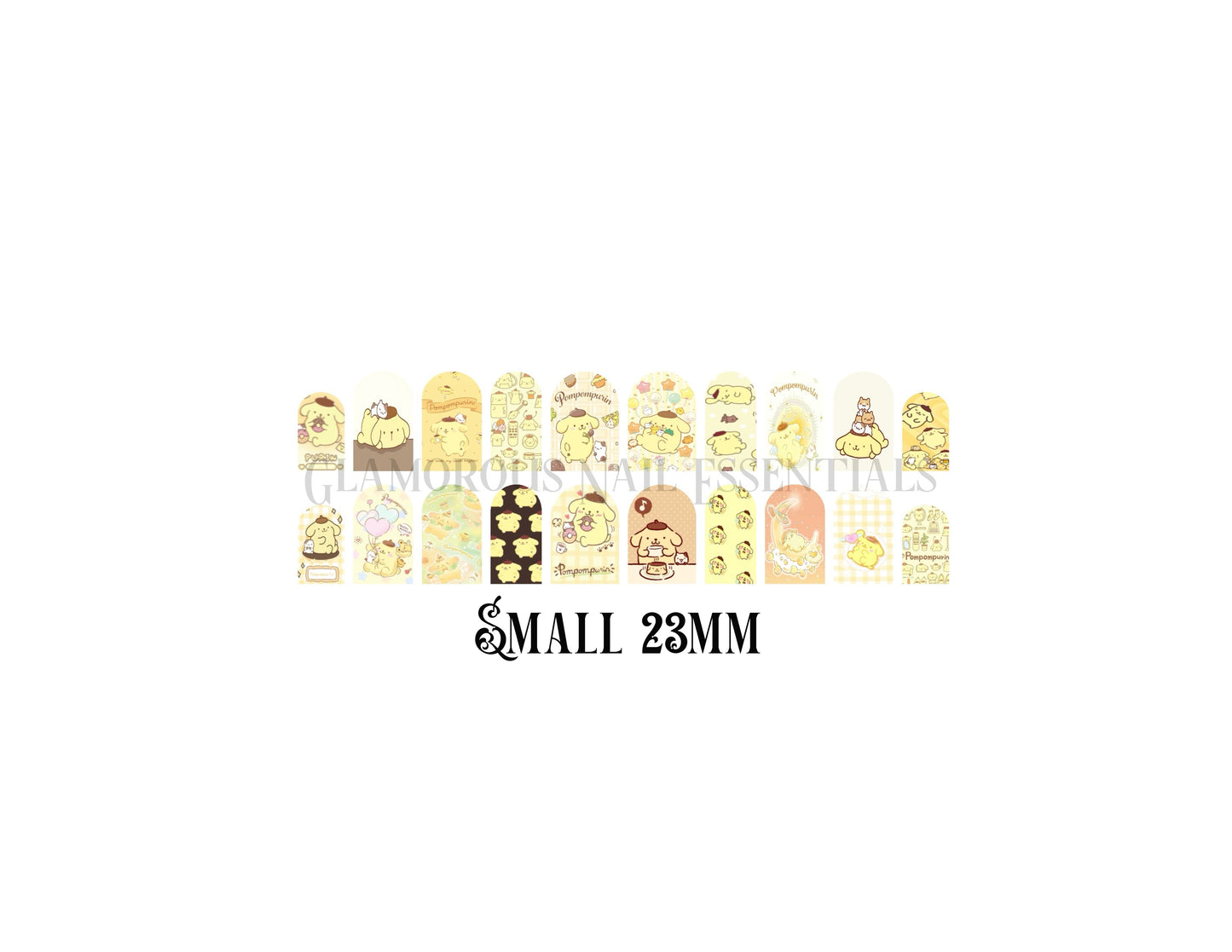 Pom Nail Decal