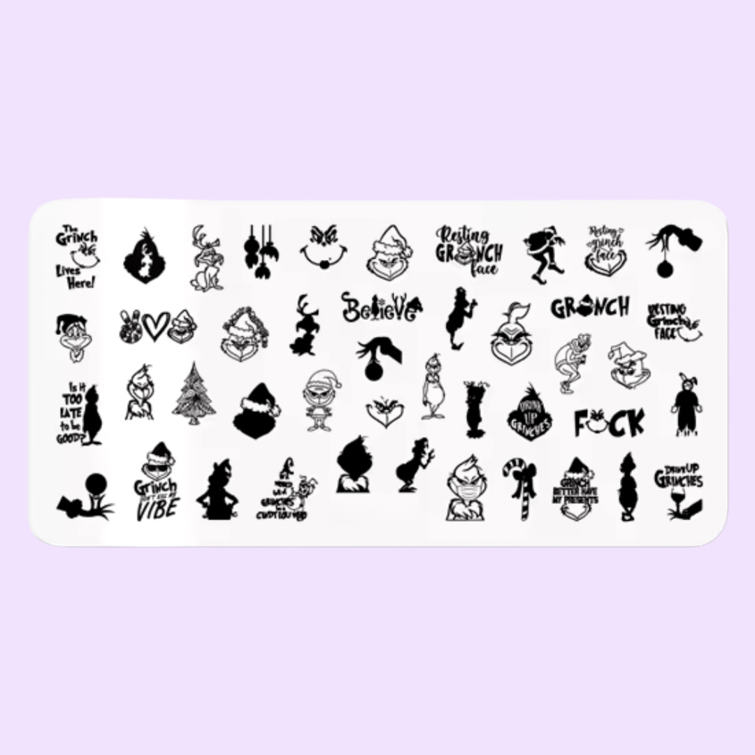 Grumpy Stamping Plate