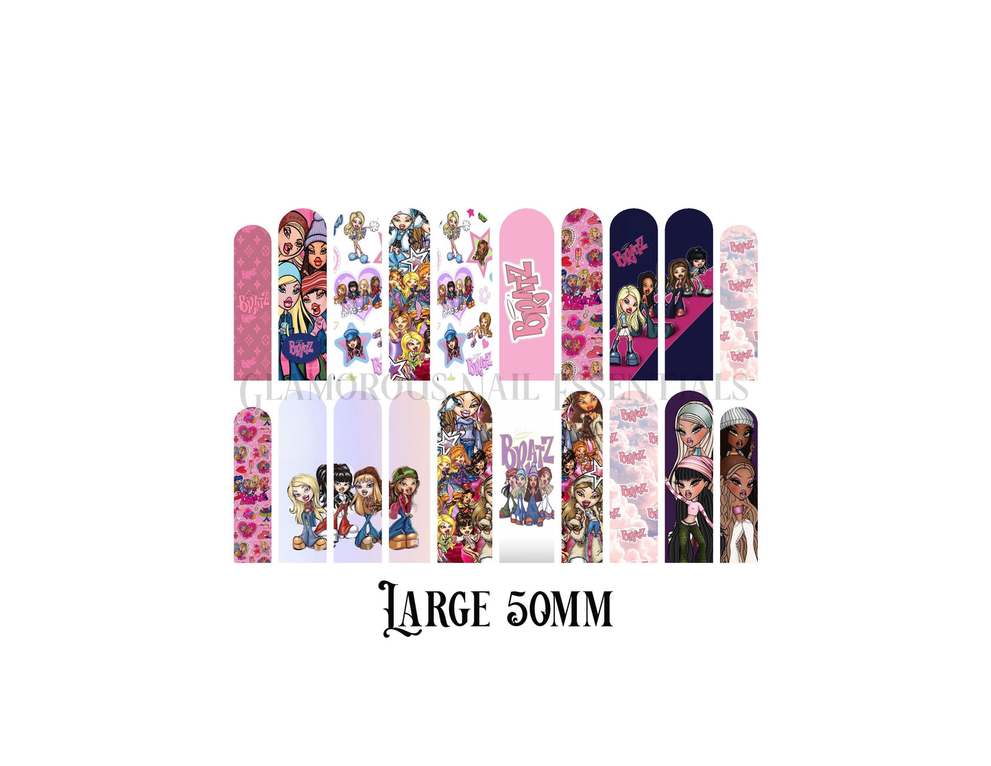 Girlie Brats Nail Decal