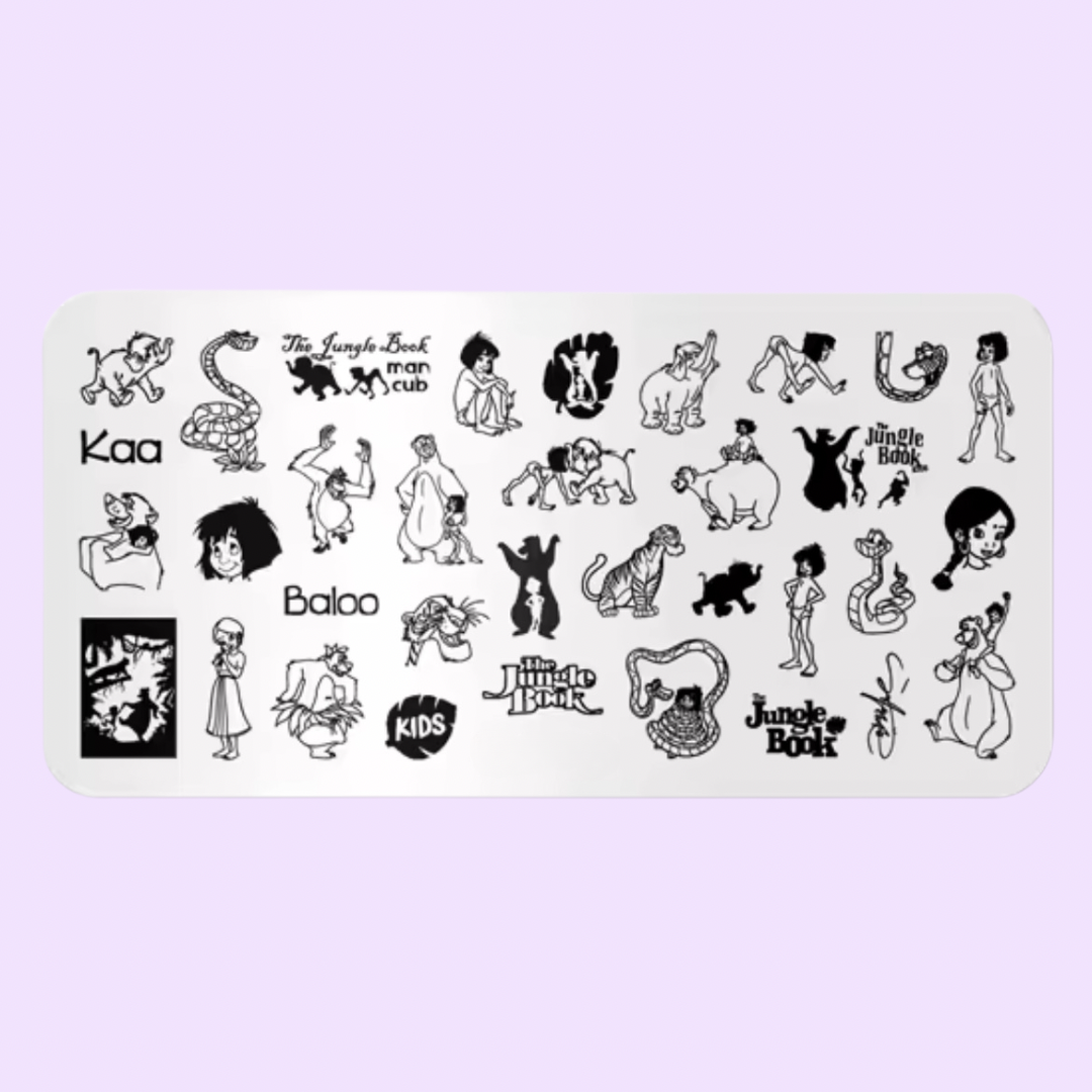 Jungle Story Stamping Plate