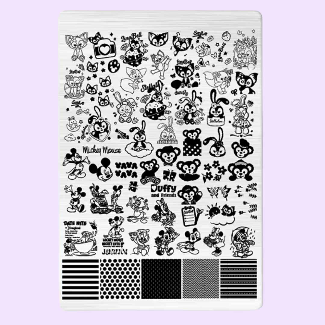 Duff Fam XL Stamping Plate