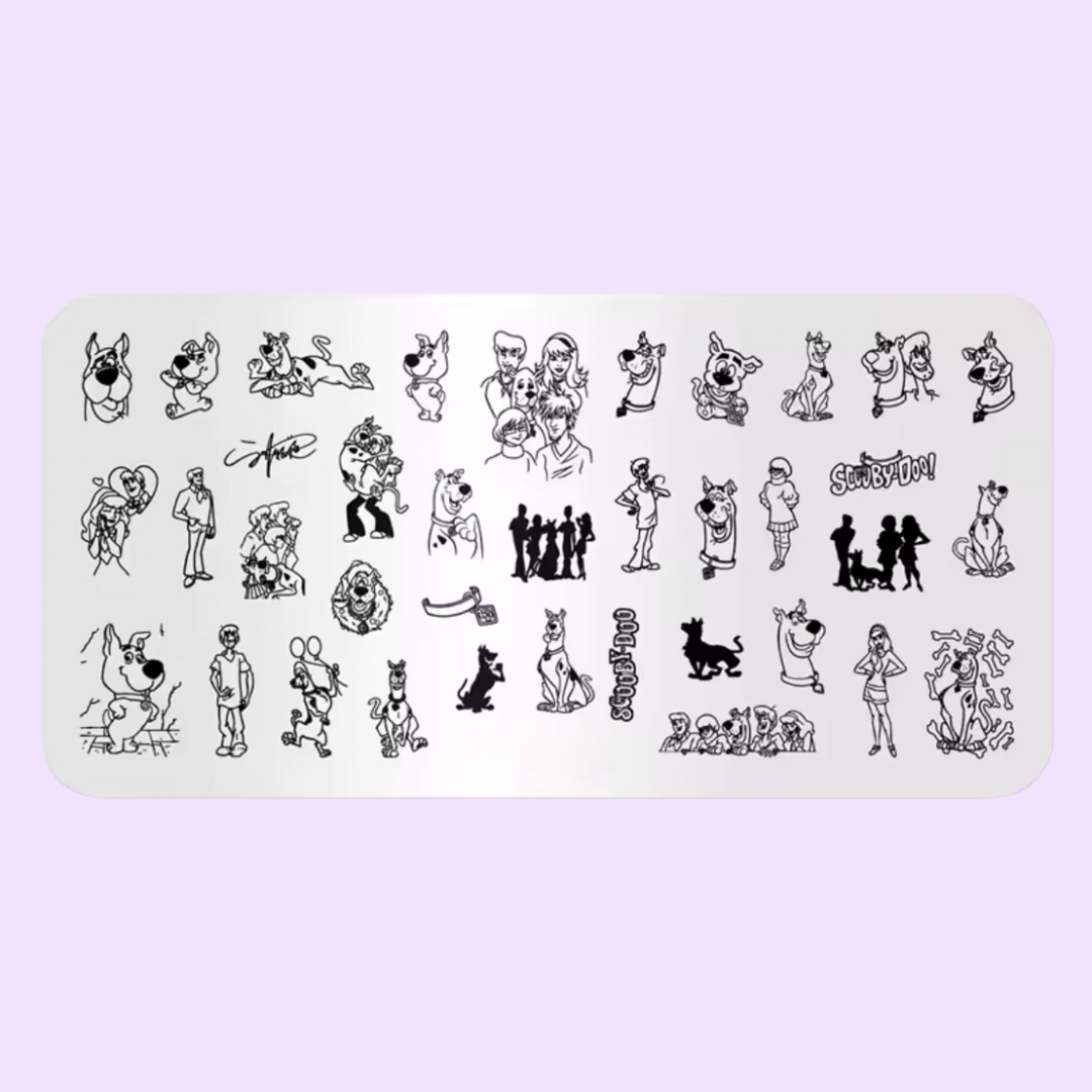 Scoobie Dog Stamping Plate