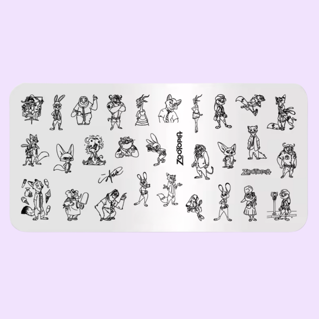 Zoo Stamping Plate