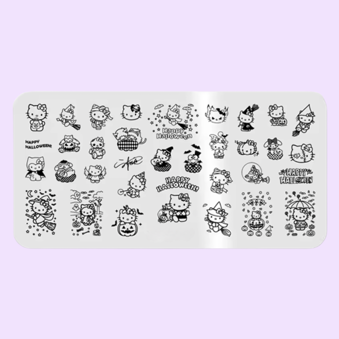 Spooky HK Stamping Plate