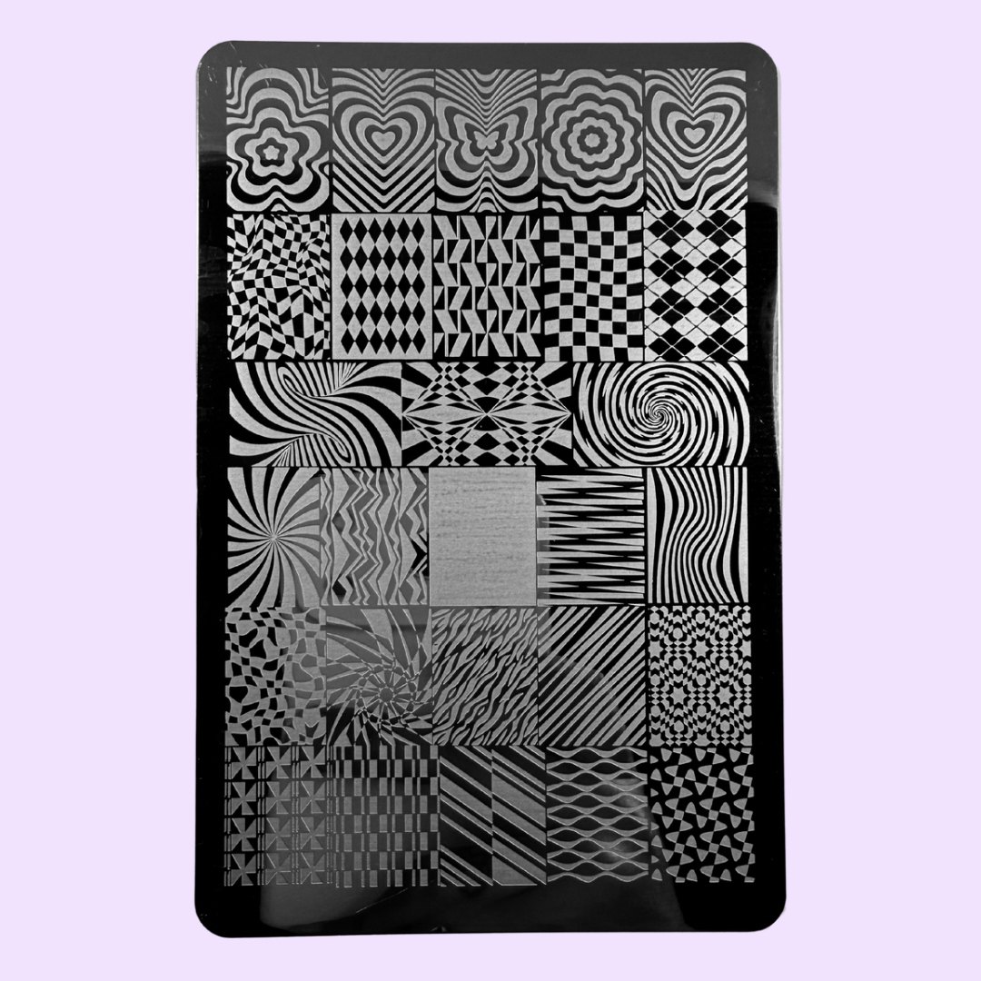 Zig Zag XL Stamping Plate