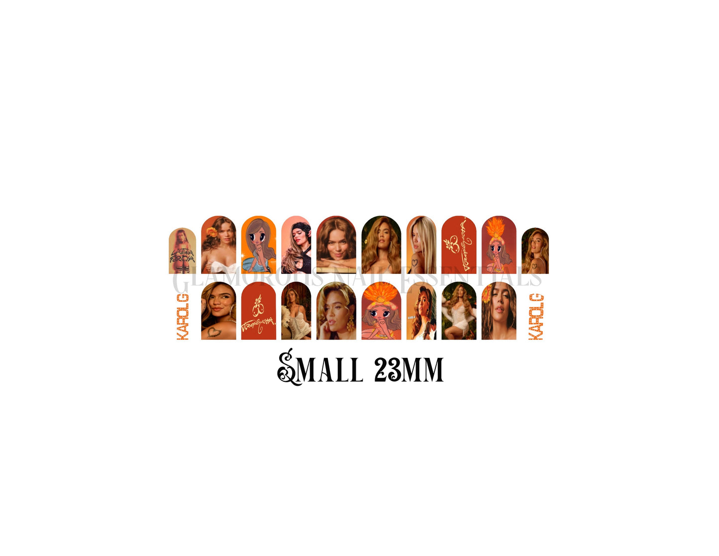 Karol G Nail Decal