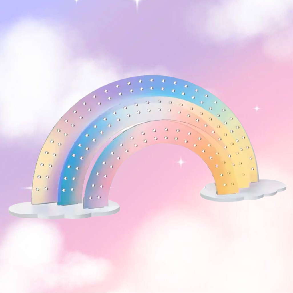 Rainbow Nail Display