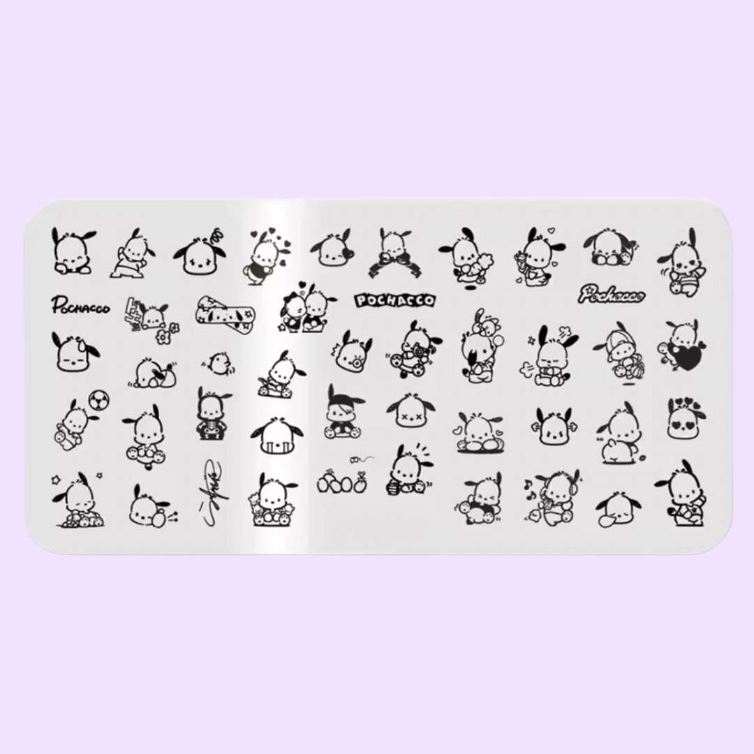 Cute Pocha Stamping Plate