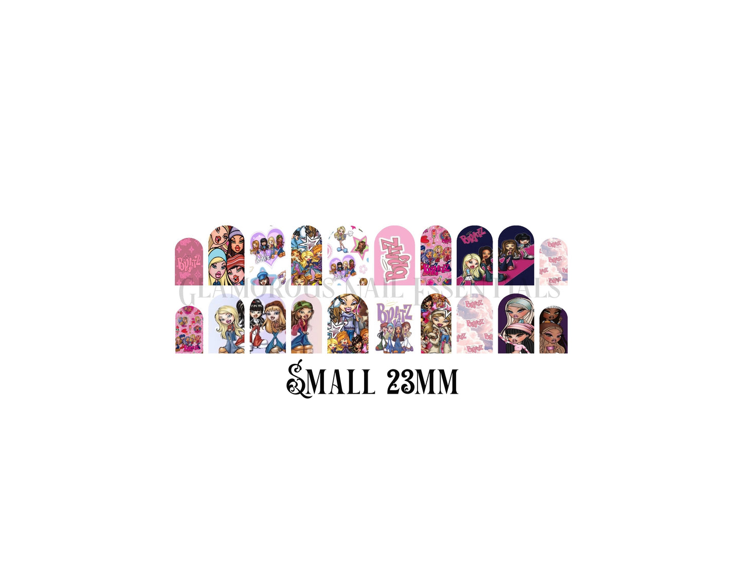 Girlie Brats Nail Decal