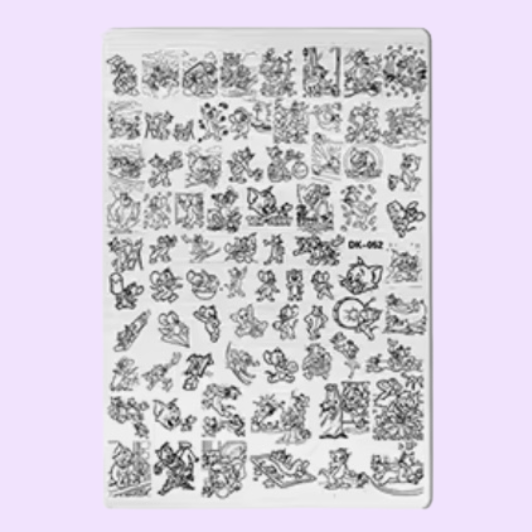 Cat & Mouse XL Stamping Plate