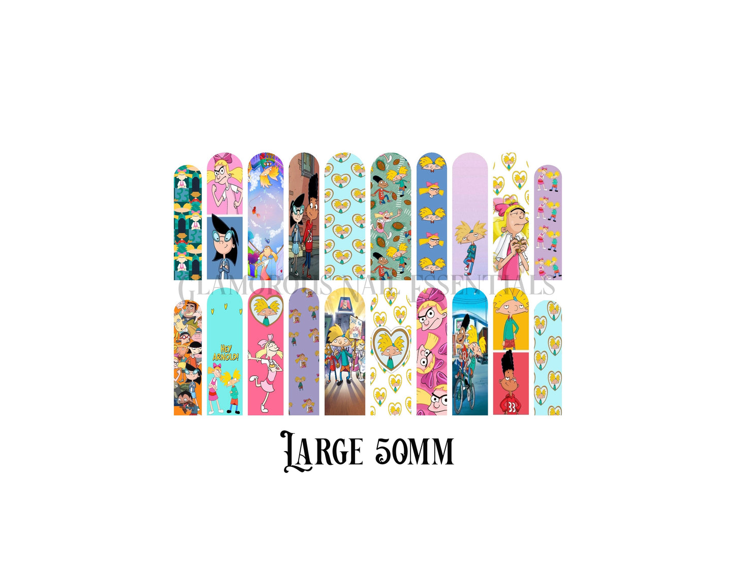 Hey Football Head Nail Decal