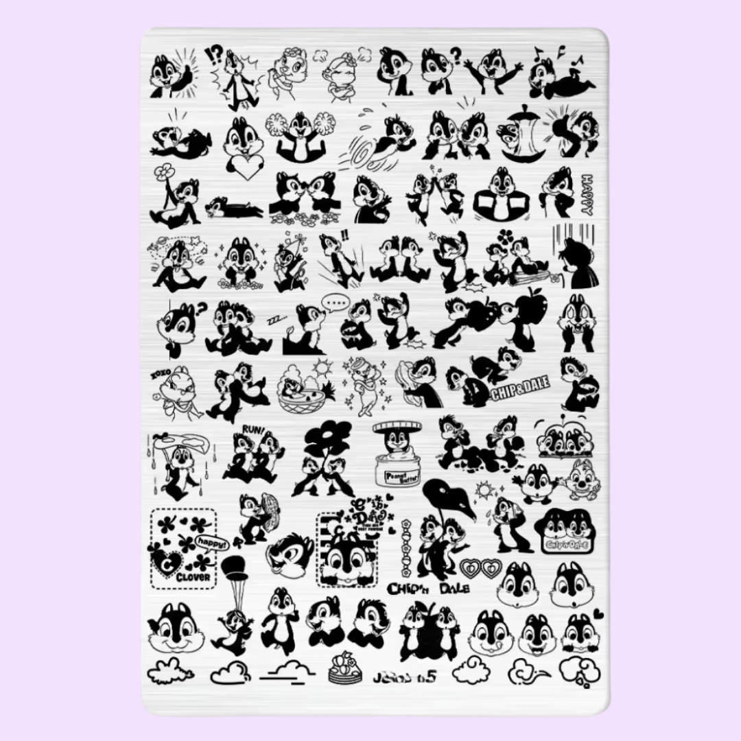 Chipmunk Duo XL Stamping Plate