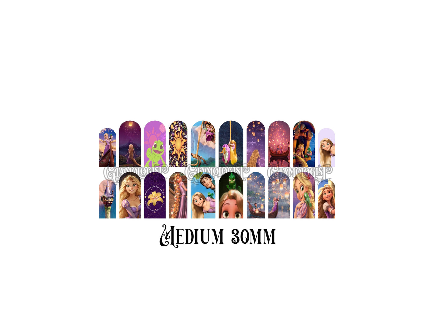 Rapunzy Nail Decal