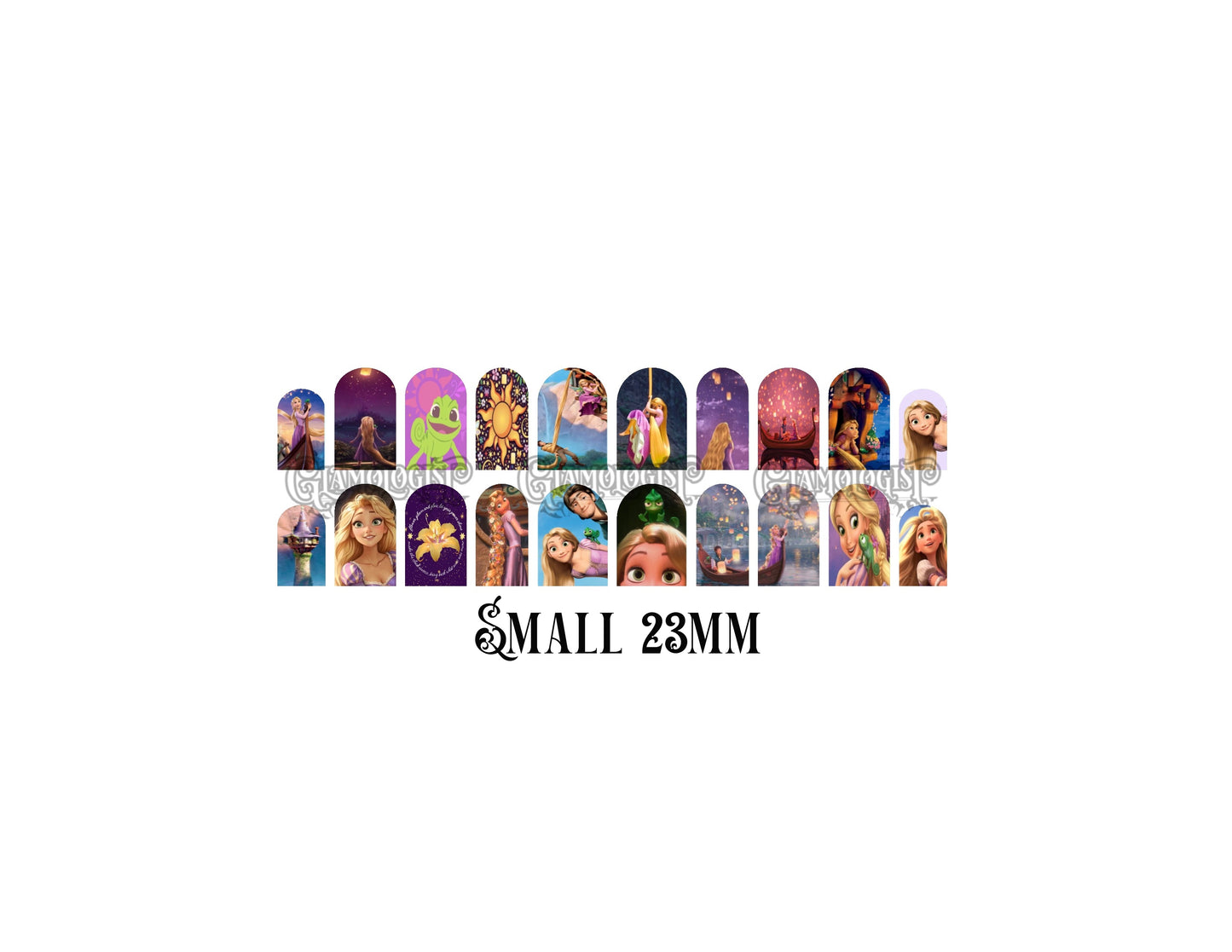 Rapunzy Nail Decal