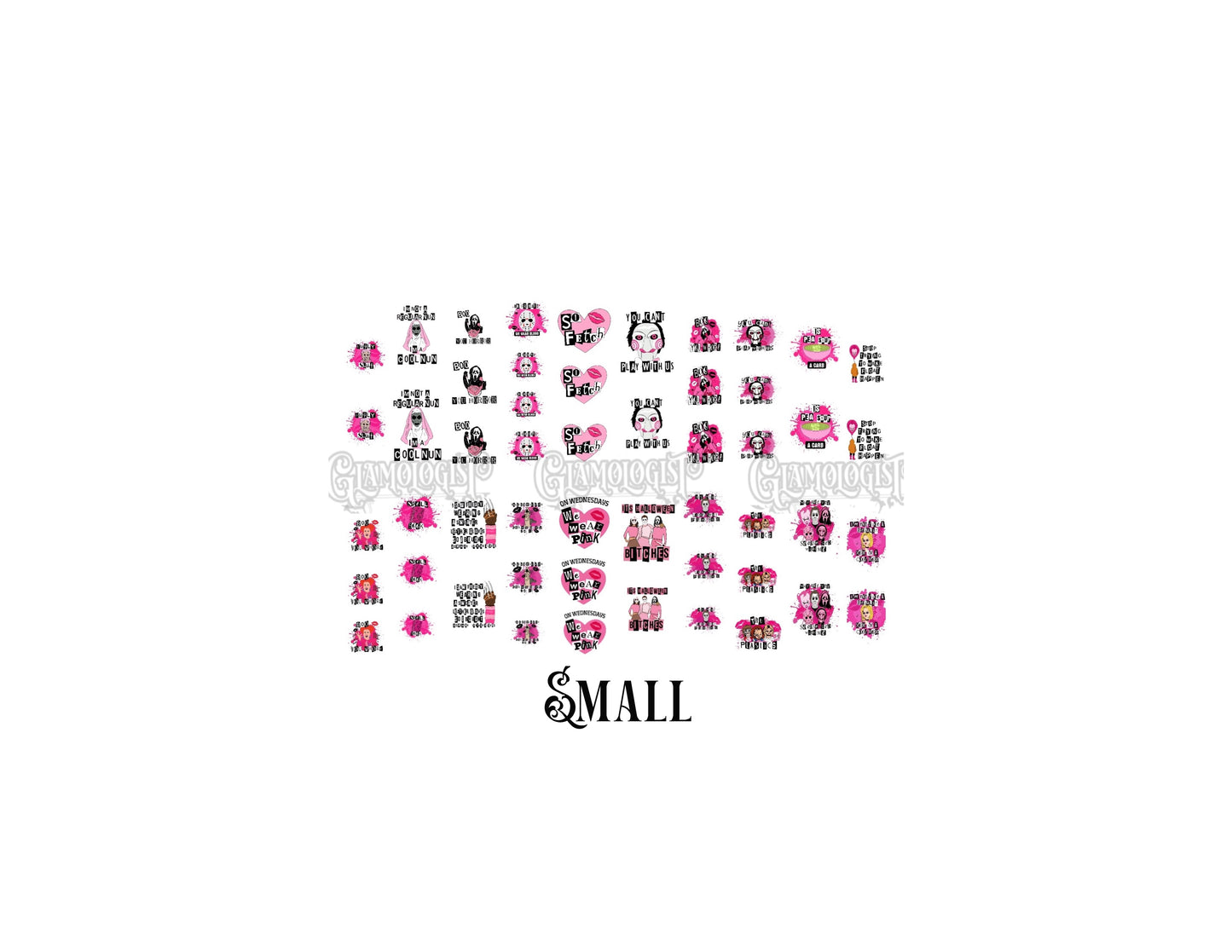 Mean Girlies Nail Decal