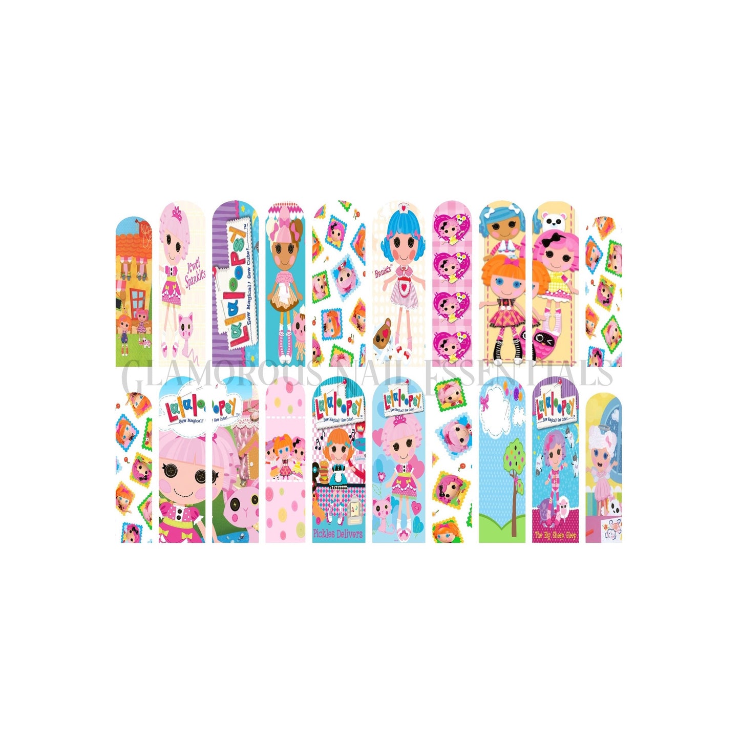 Lala Girlies Nail Decal