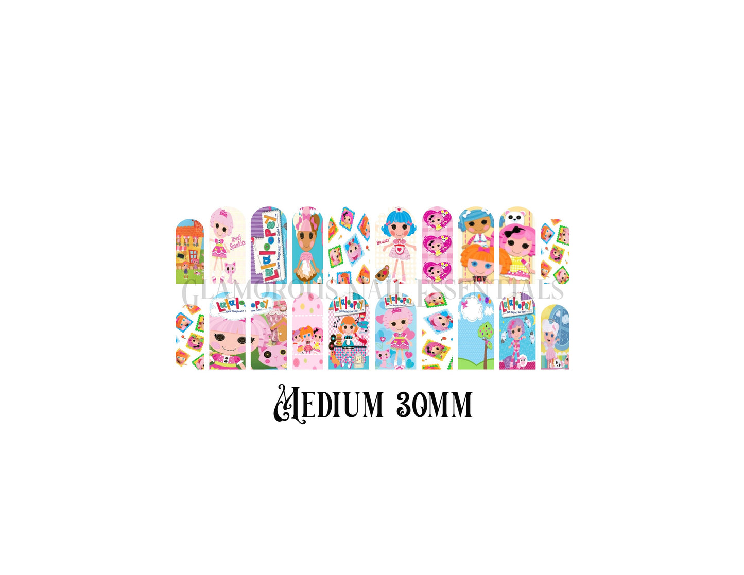 Lala Girlies Nail Decal