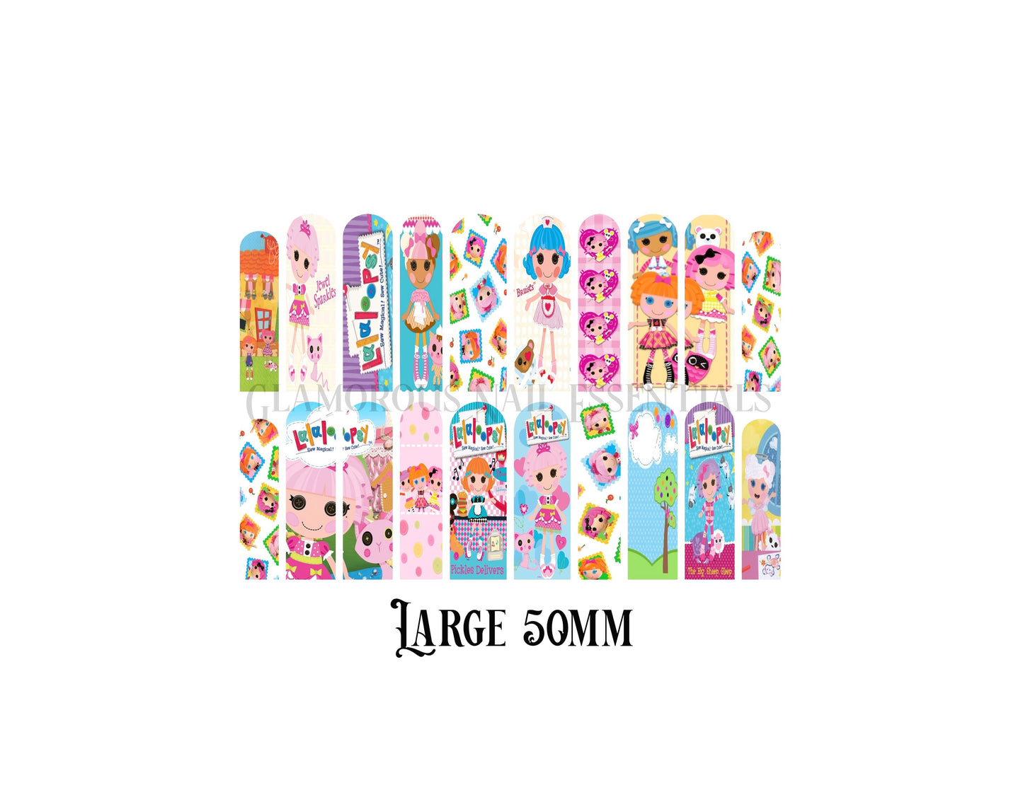 Lala Girlies Nail Decal