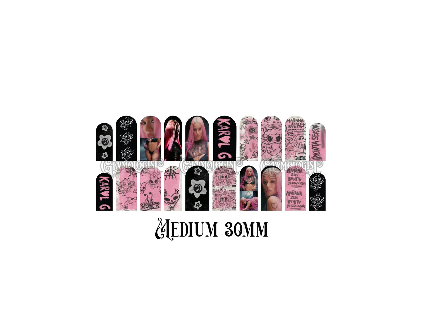 Karol G Nail Decal