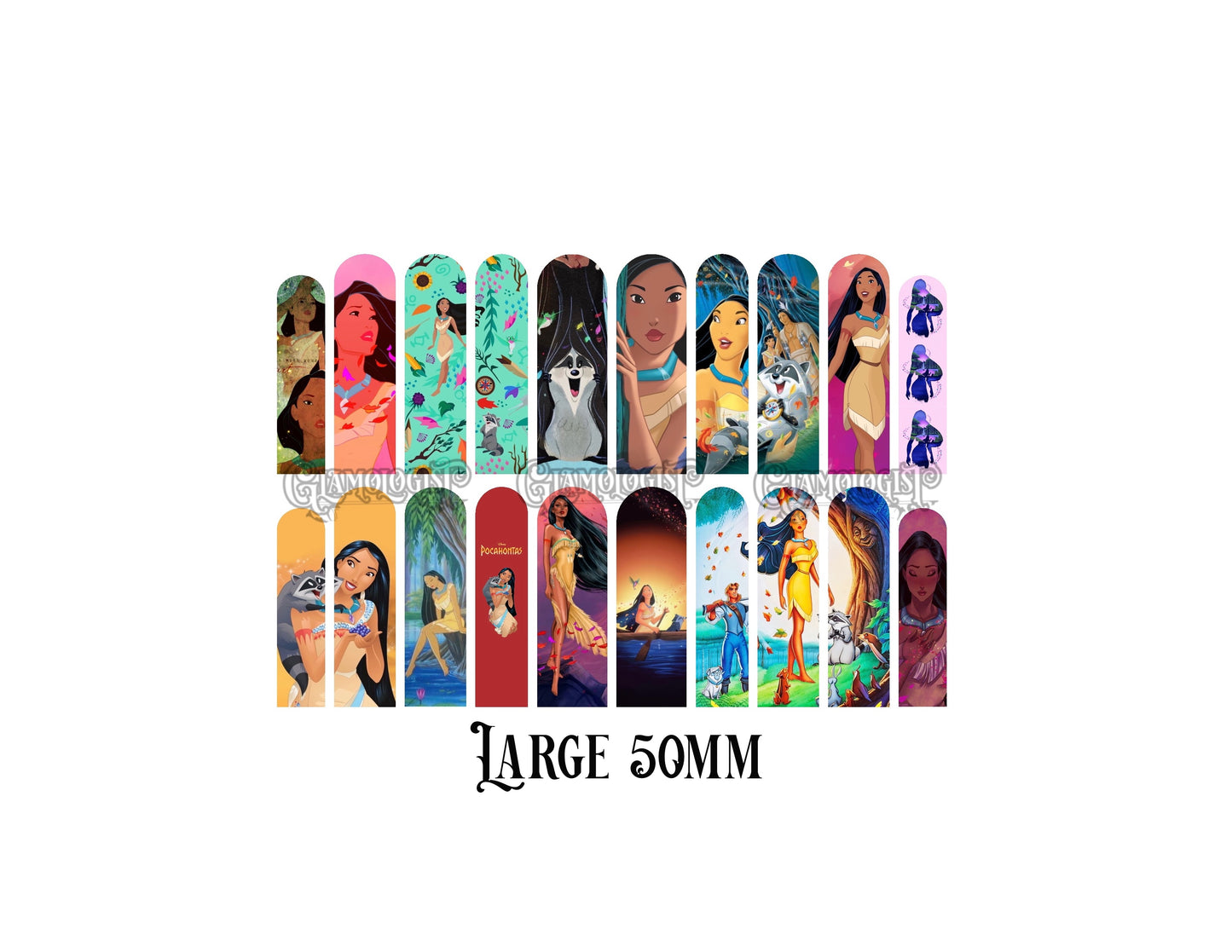 Pocahonties Nail Decal