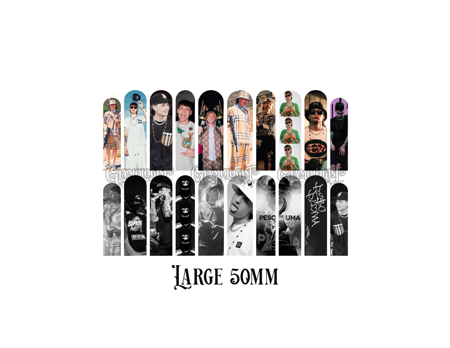 Peso Pluma Nail Decal