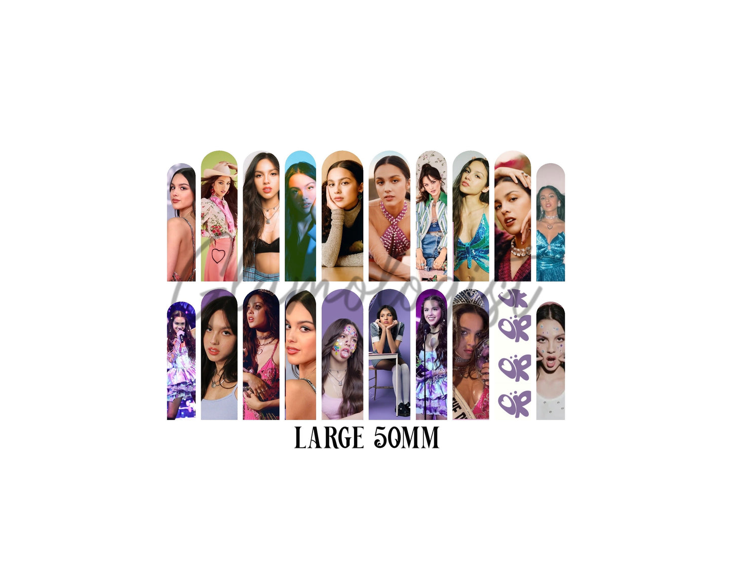 Olivia Rodrigo Nail Decal