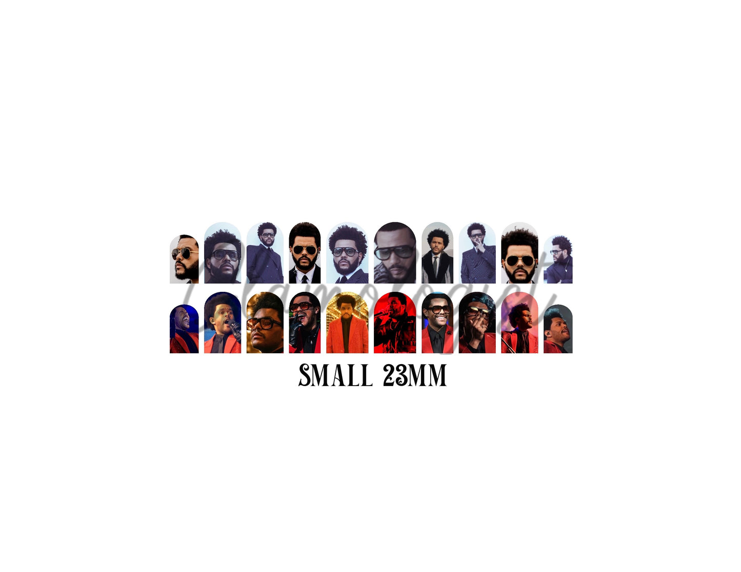 The Weeknd Nail Decal