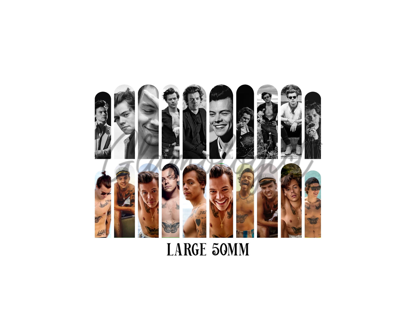 Harry Styles Nail Decal