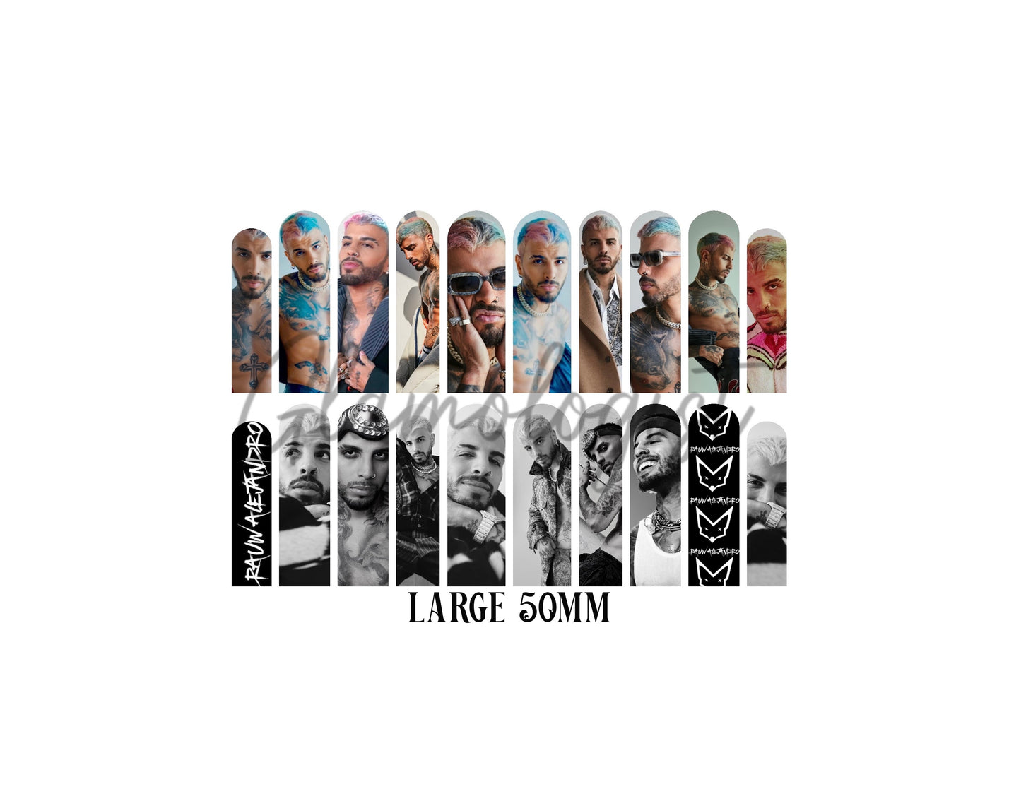 Rauw Alejandro Nail Decal