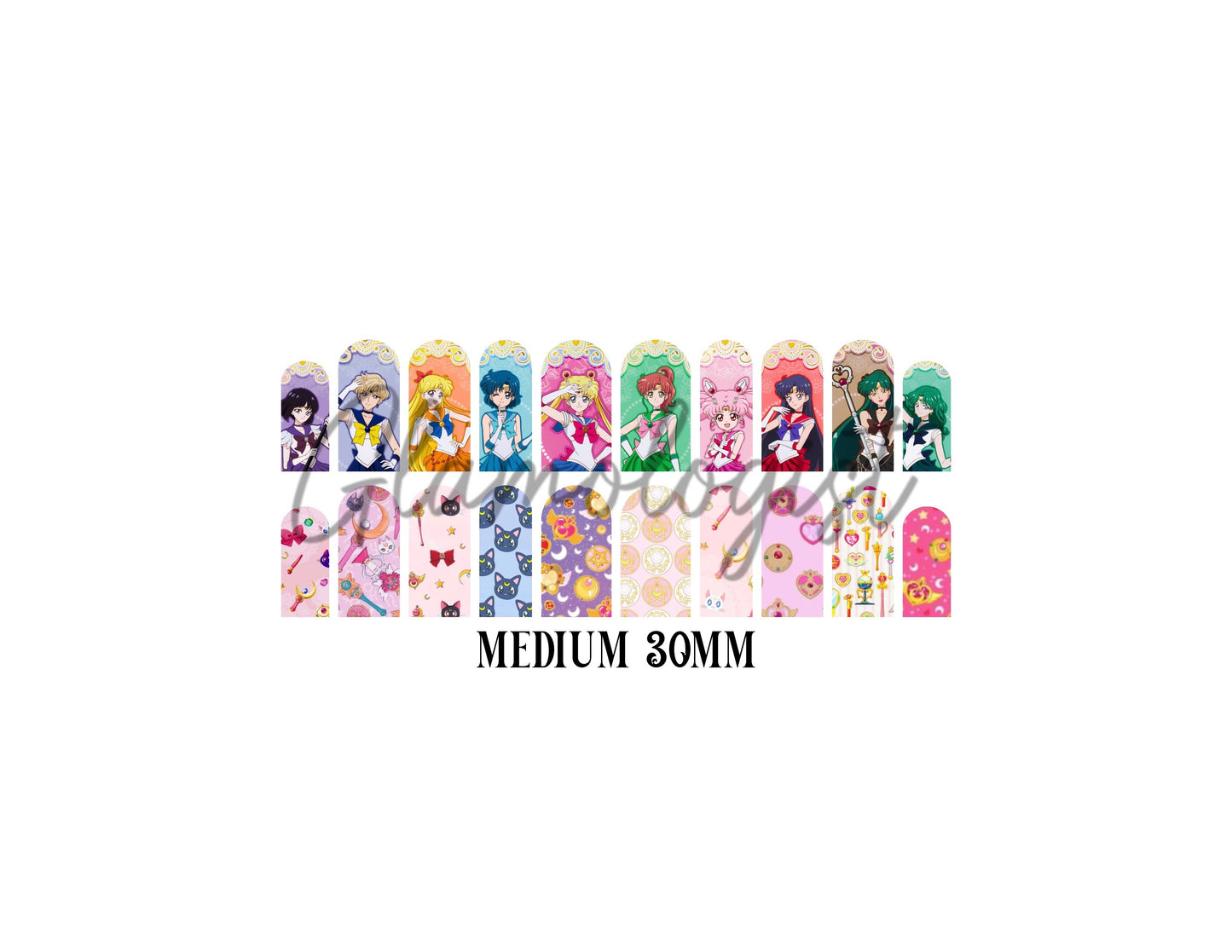 Sailor Girl Nail Decal