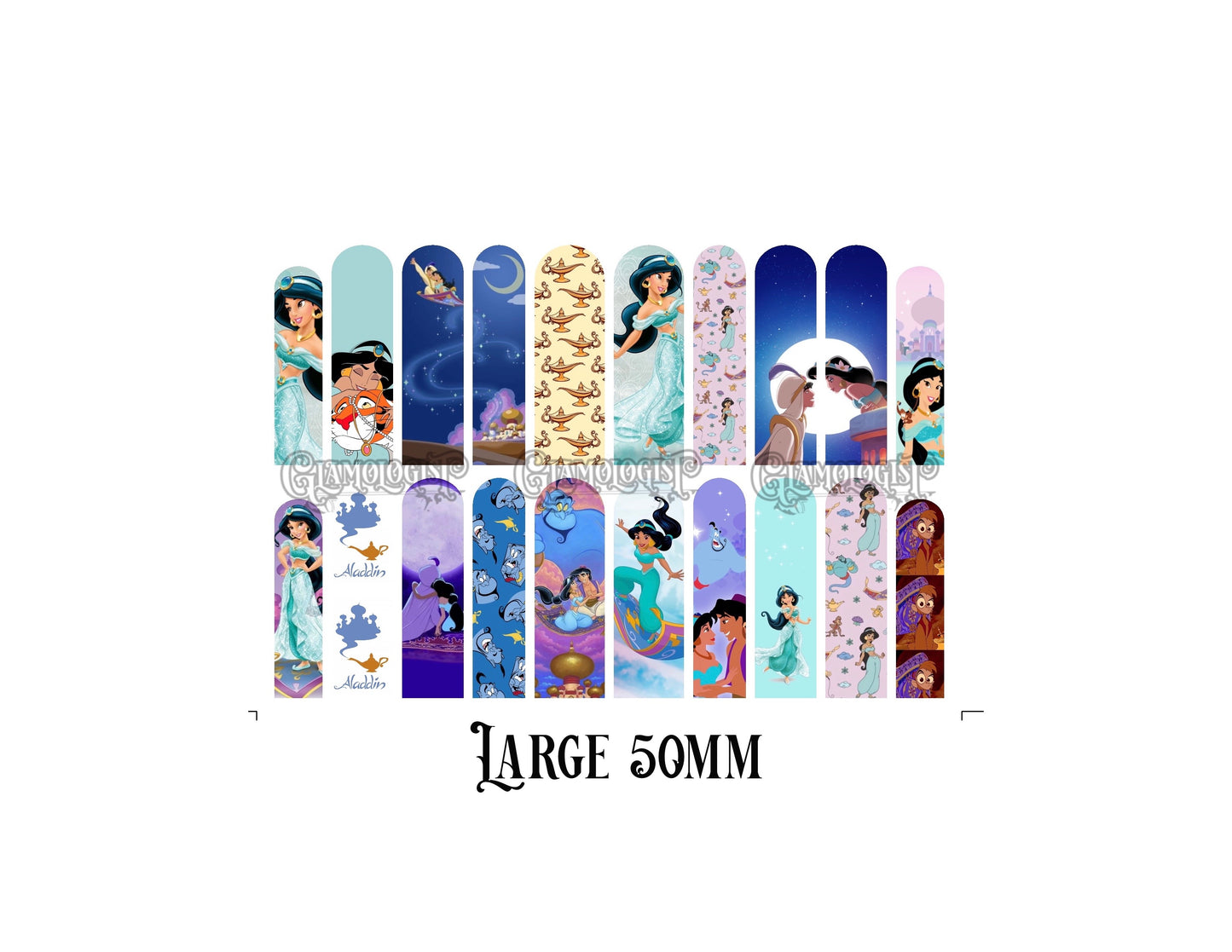Aladdy Nail Decal