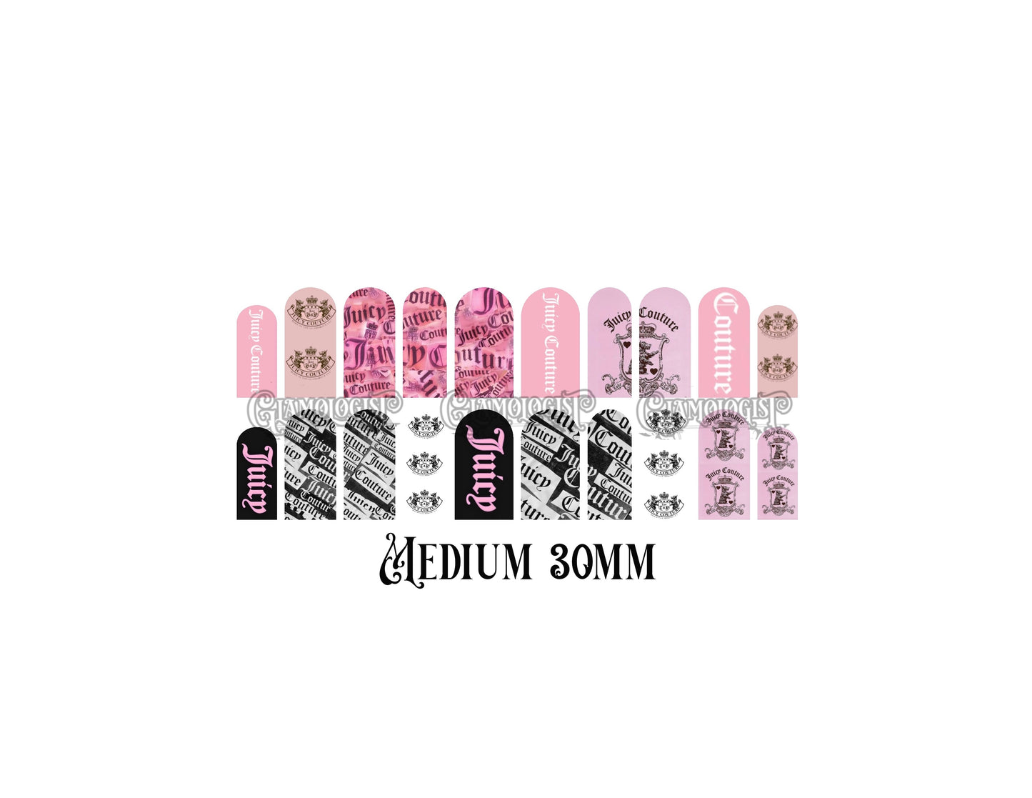 JC Nail Decal