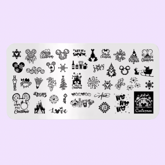 Magical Christmas Stamping Plate