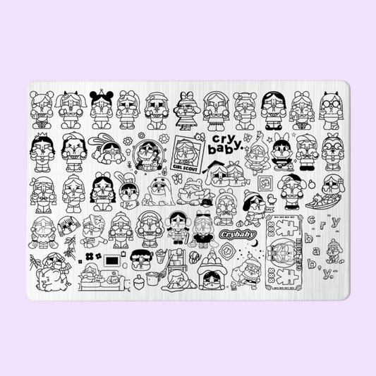 Cry Babe XL Stamping Plate