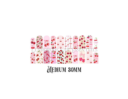 Cherry Nail Decal