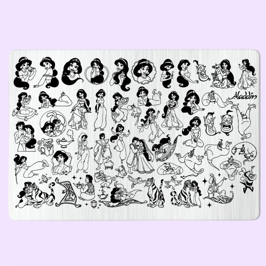 Jasminey  XL Stamping Plate