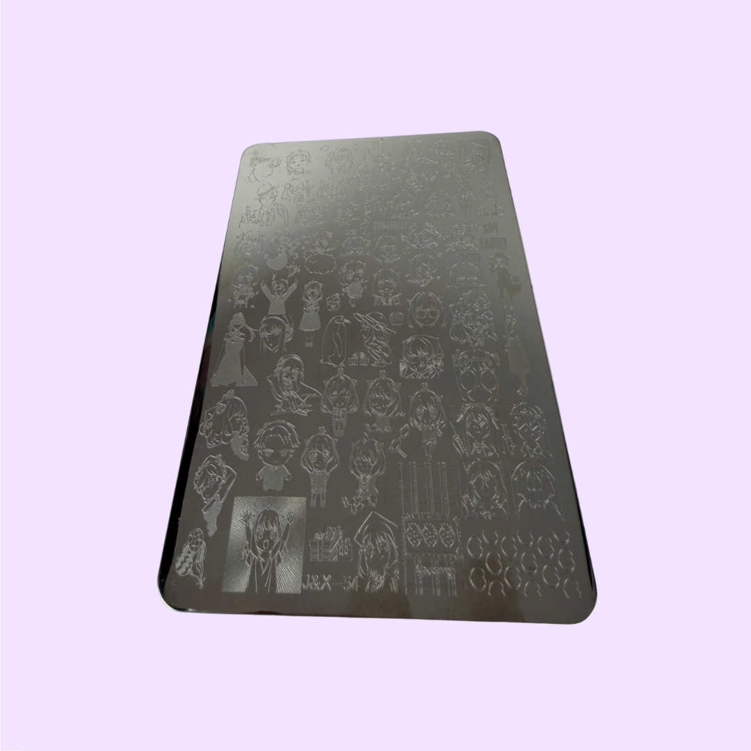 Spy Fam XL Stamping Plate