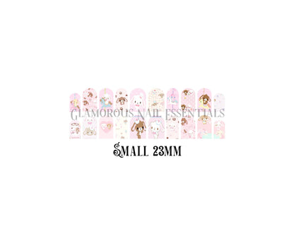 Sugar Bunbuns Nail Decal