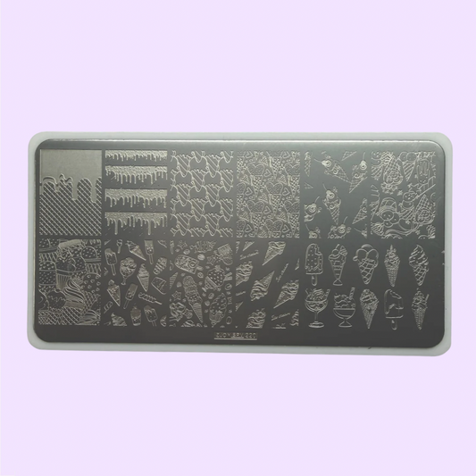 Ice Cream Stamping Plate